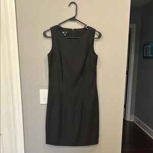 AB Studio Black Sleeveless Sheath Dress